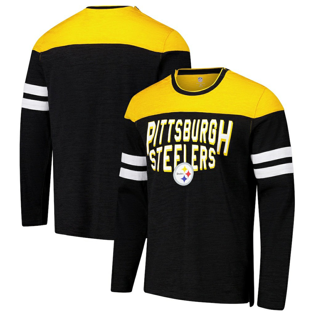 G-III Sports by Carl Banks Adaptive Hail Mary Long Sleeve T-Shirt - Pittsburgh Steelers