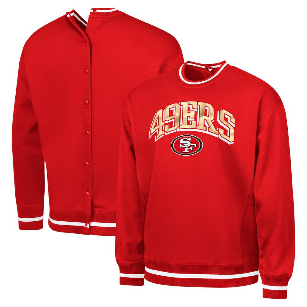 G-III Sports by Carl Banks Adaptive Blocker Fleece Pullover Sweatshirt - San Francisco 49ers