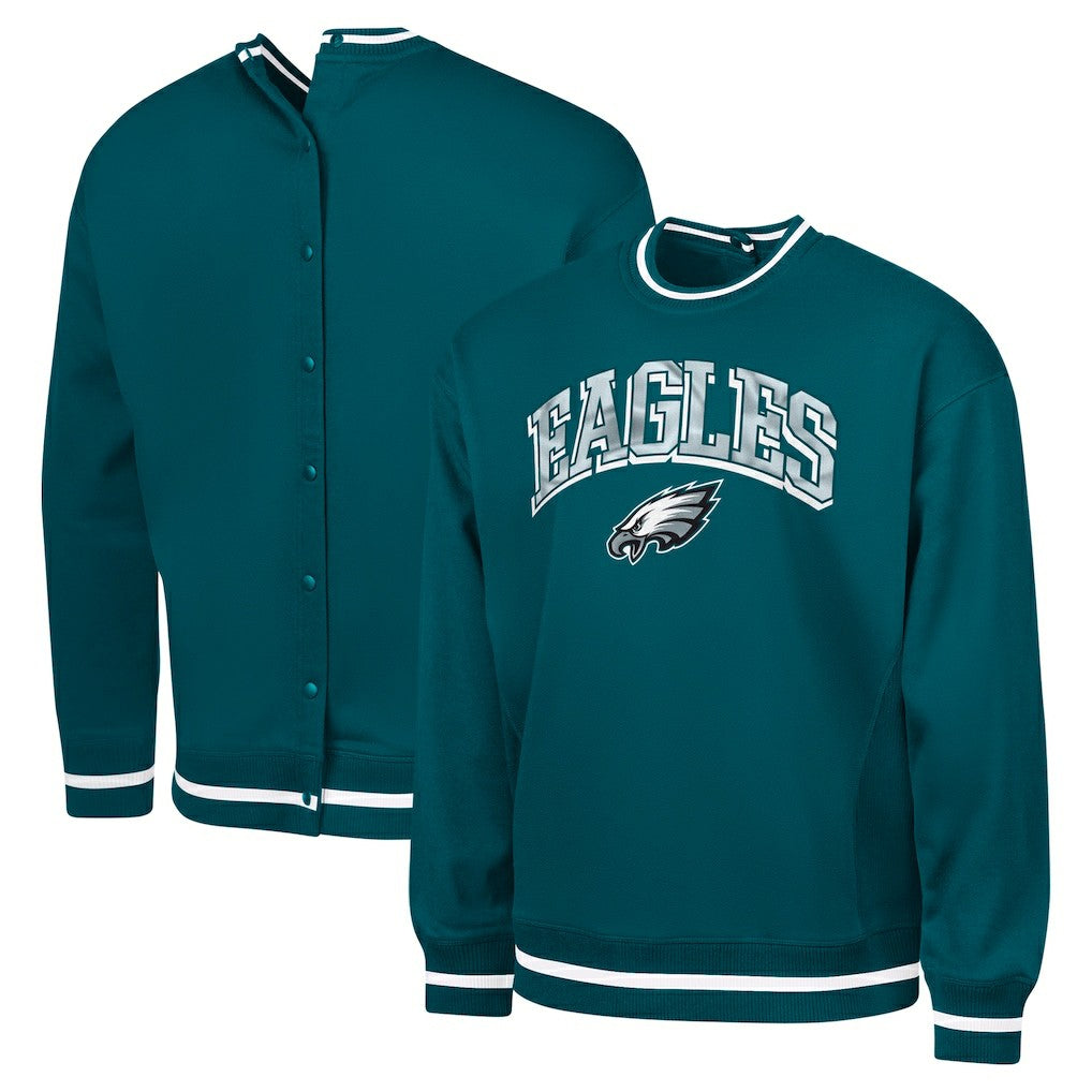 G-III Sports by Carl Banks Adaptive Blocker Fleece Pullover Sweatshirt - Philadelphia Eagles