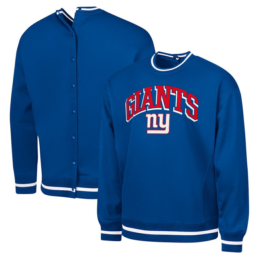 G-III Sports by Carl Banks Adaptive Blocker Fleece Pullover Sweatshirt - New York Giants