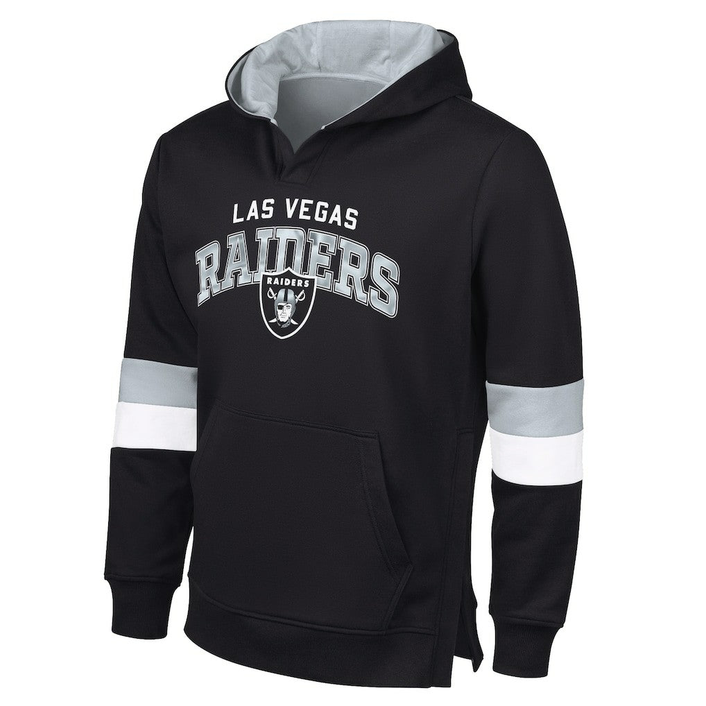 G-III Sports by Carl Banks Adaptive Faceoff Pullover Hoodie - Las Vegas Raiders