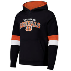 G-III Sports by Carl Banks Adaptive Faceoff Pullover Hoodie - Cincinnati Bengals