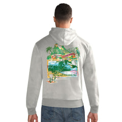Margaritaville Time Flies Garment Dyed Pullover Hoodie - Jacksonville Jaguars