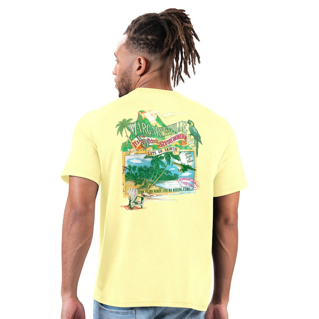 Margaritaville Time Flies T-Shirt - New Orleans Saints