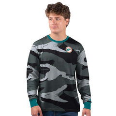 Starter Thursday Night Gridiron Vintage Logo Long Sleeve T-Shirt - Miami Dolphins