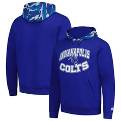 Starter Thursday Night Gridiron Vintage Logo Pullover Hoodie - Indianapolis Colts