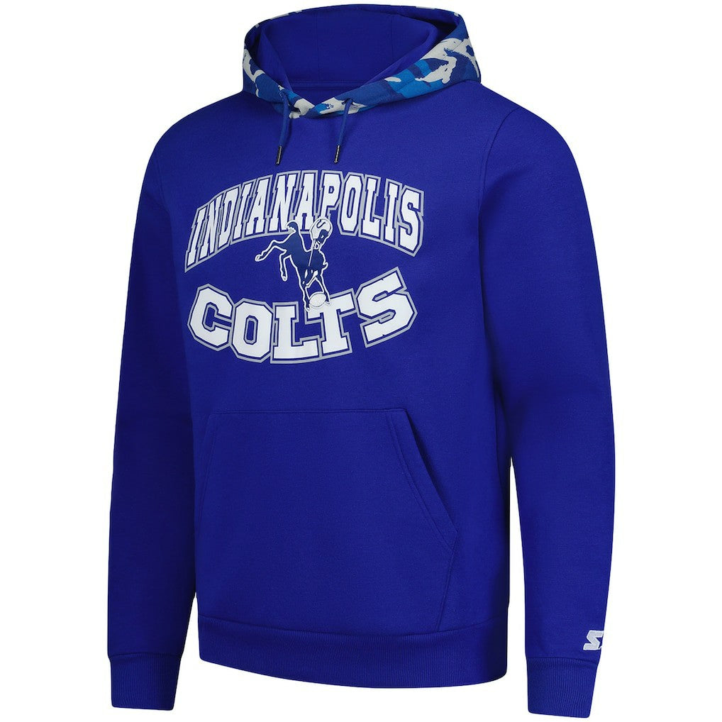 Starter Thursday Night Gridiron Vintage Logo Pullover Hoodie - Indianapolis Colts