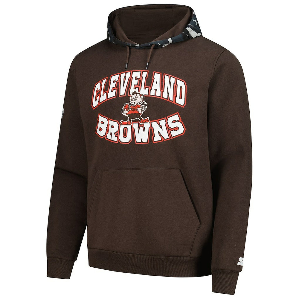 Starter Thursday Night Gridiron Vintage Logo Pullover Hoodie - Cleveland Browns
