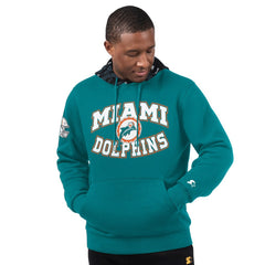 Starter Thursday Night Gridiron Vintage Logo Pullover Hoodie - Miami Dolphins