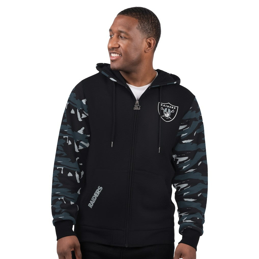 Starter Thursday Night Gridiron Full-Zip Hoodie - Las Vegas Raiders