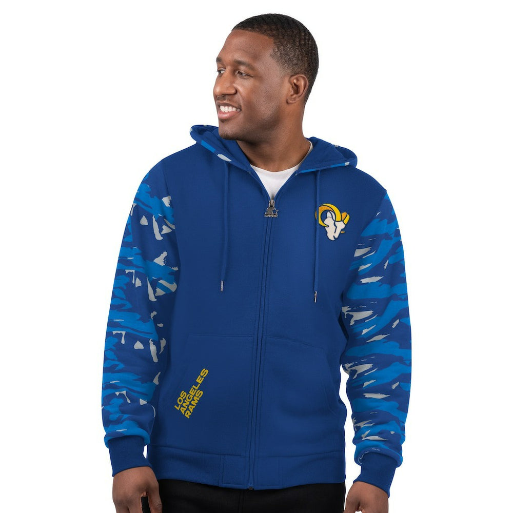 Starter Thursday Night Gridiron Full-Zip Hoodie - Los Angeles Rams