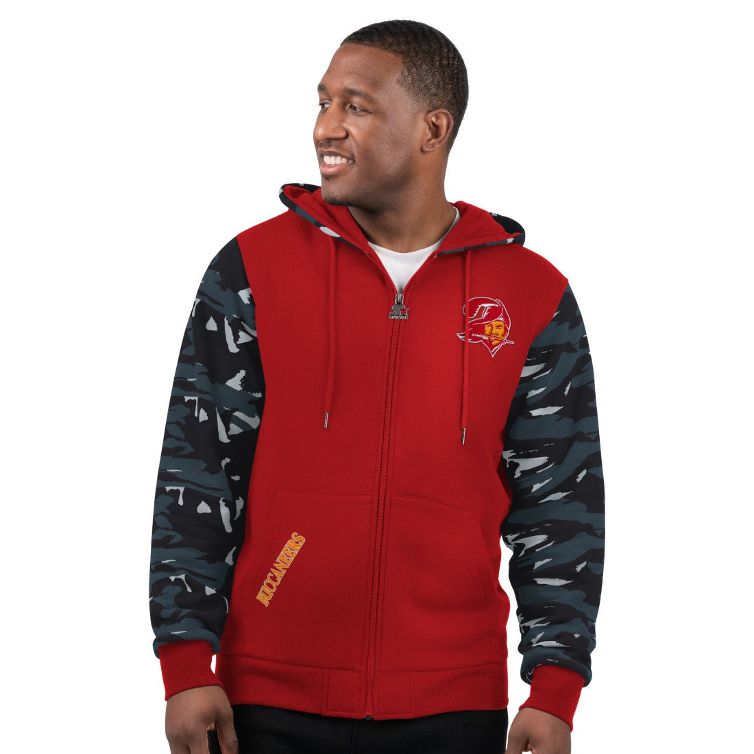 Starter Thursday Night Gridiron Vintage Logo Full-Zip Hoodie - Tampa Bay Buccaneers