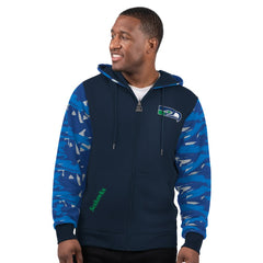 Starter Thursday Night Gridiron Vintage Logo Full-Zip Hoodie - Seattle Seahawks