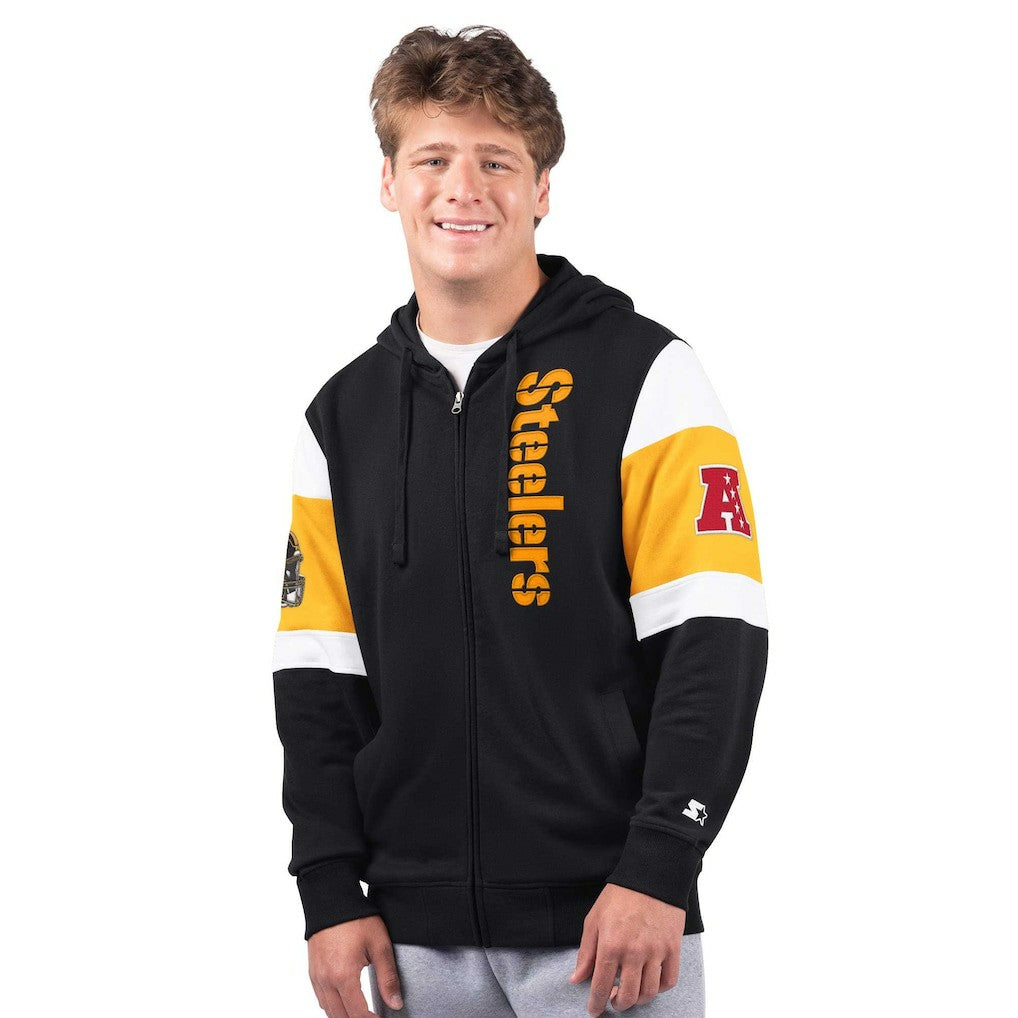 Starter Extreme Full-Zip Hoodie - Pittsburgh Steelers