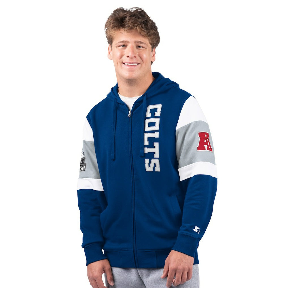 Starter Extreme Full-Zip Hoodie - Indianapolis Colts