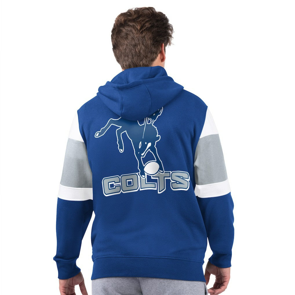 Starter Extreme Vintage Logo Full-Zip Hoodie - Indianapolis Colts