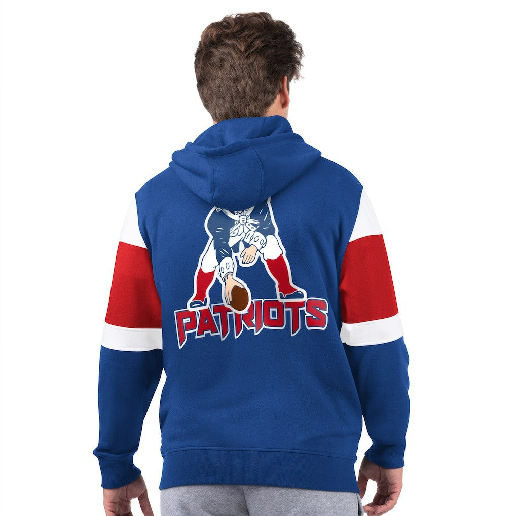 Starter Extreme Vintage Logo Full-Zip Hoodie - New England Patriots
