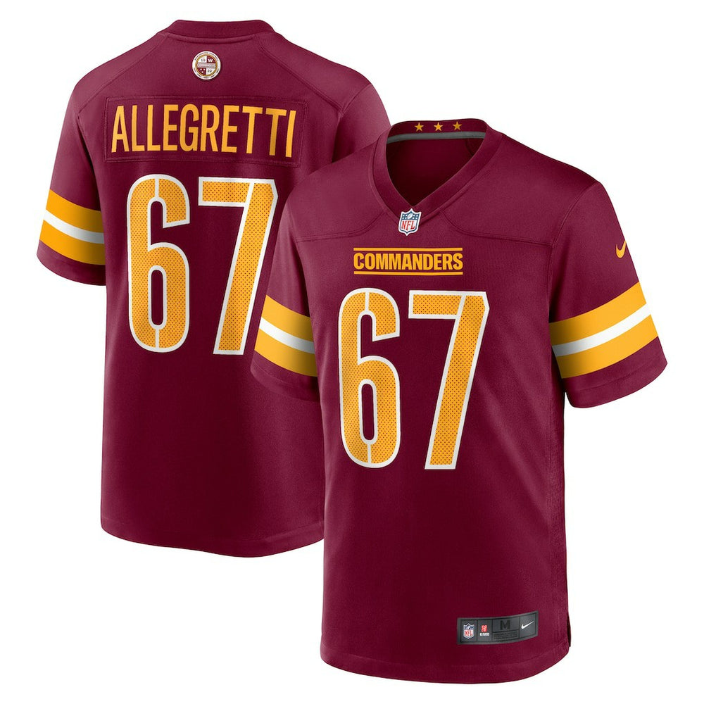 Nick Allegretti  Game Jersey - Washington Commanders