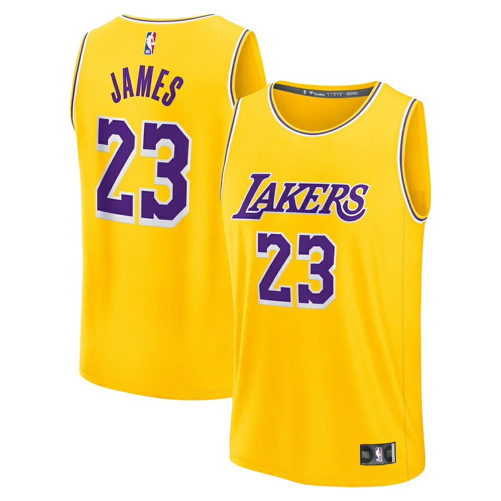 NBA LeBron James Los Angeles Lakers Fast Break Replica Jersey