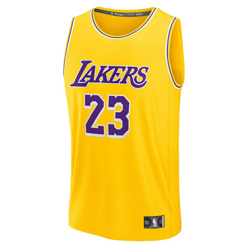 NBA LeBron James Los Angeles Lakers Fast Break Replica Jersey