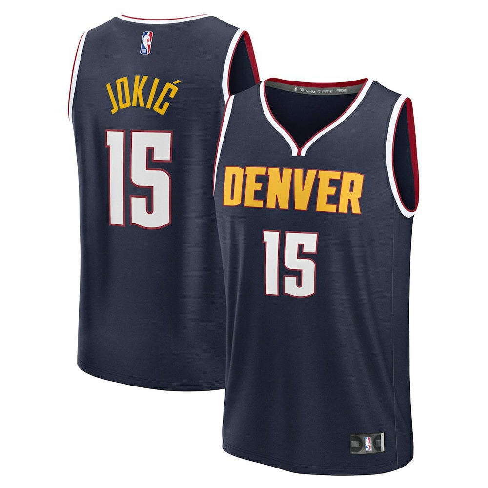 NBA Nikola Jokic Denver Nuggets Fast Break Replica Player Jersey