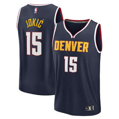 NBA Nikola Jokic Denver Nuggets Fast Break Replica Player Jersey