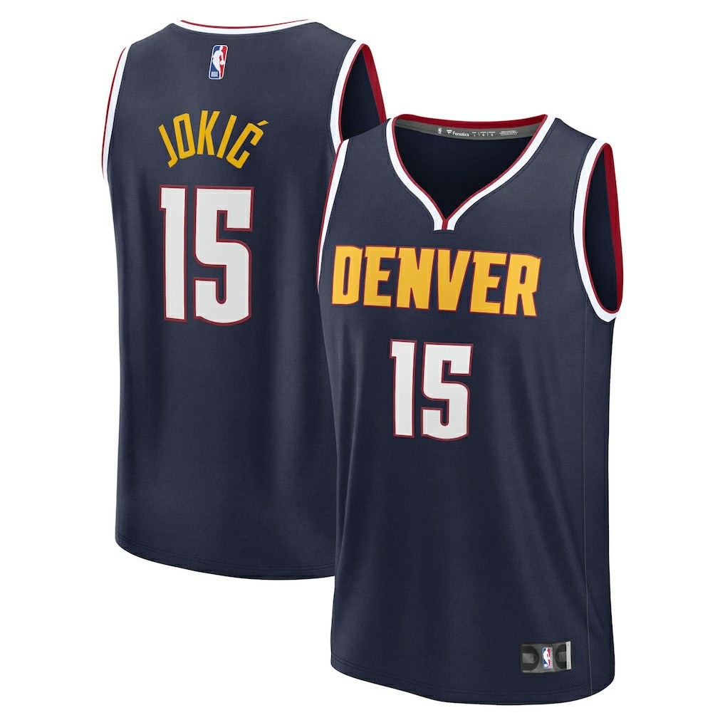 NBA Nikola Jokic Denver Nuggets Youth Fast Break Replica Player Jersey sale