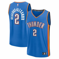 NBA Shai Gilgeous-Alexander Oklahoma City Thunder Fast Break Replica Player Jersey