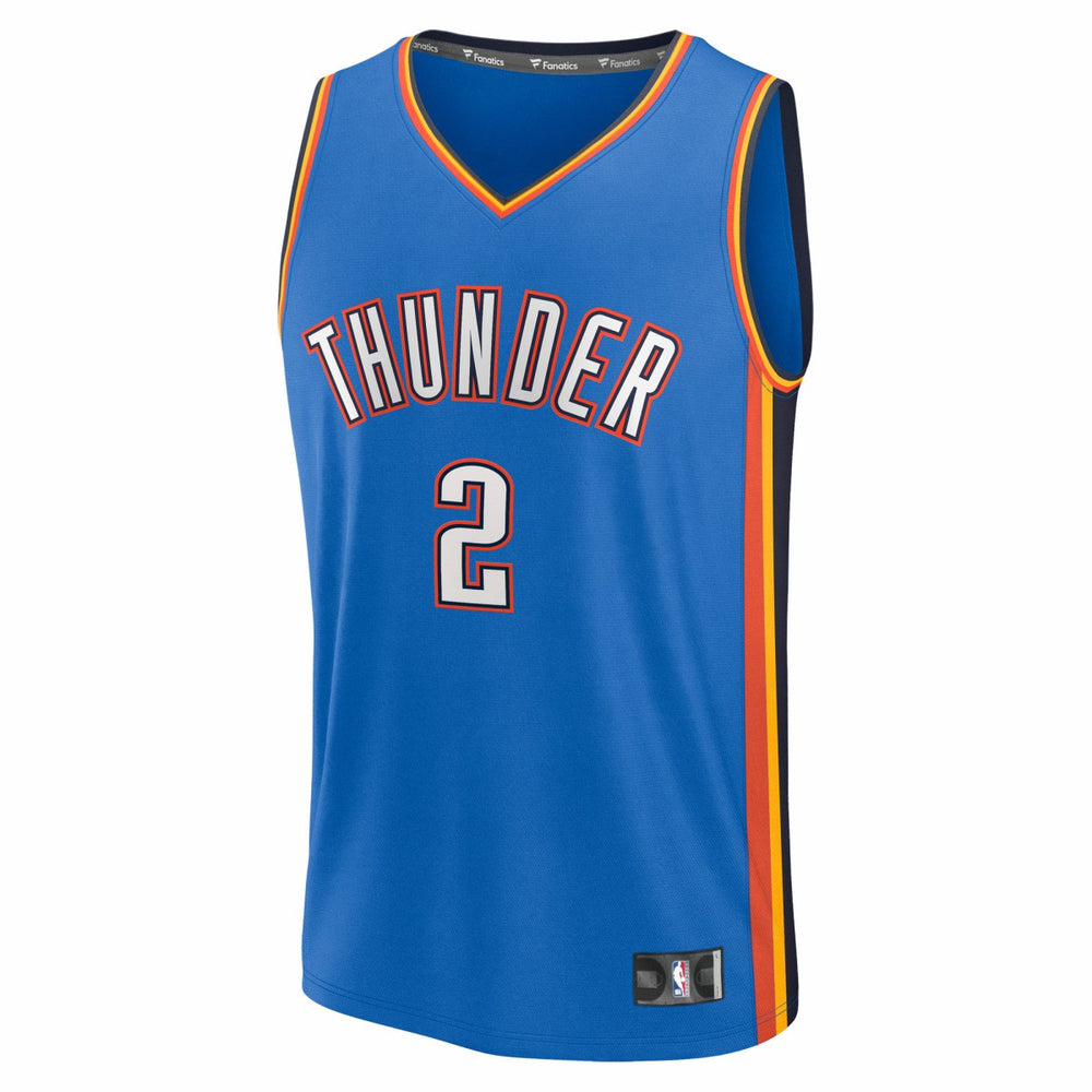 NBA Shai Gilgeous-Alexander Oklahoma City Thunder Fast Break Replica Player Jersey