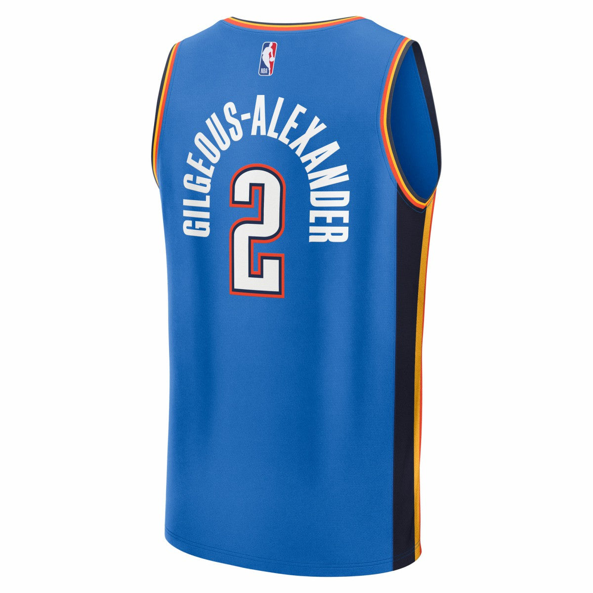 NBA Shai Gilgeous-Alexander Oklahoma City Thunder Fast Break Replica Player Jersey