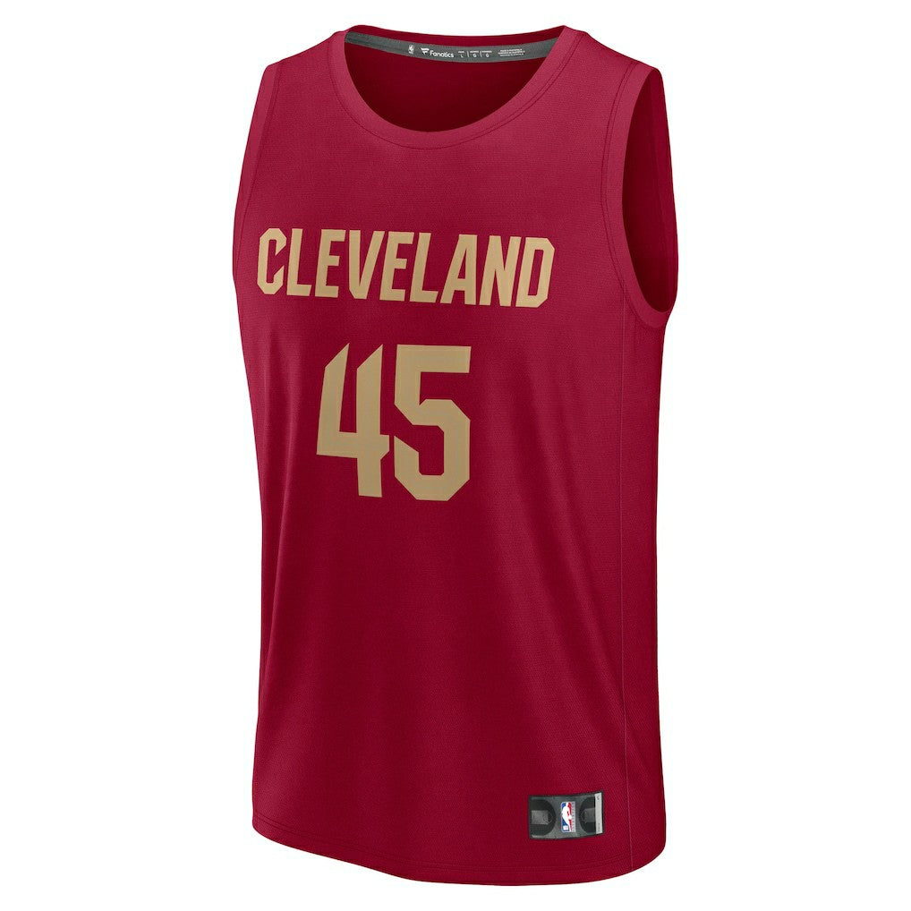 NBA Donovan Mitchell Cleveland Cavaliers Fast Break Replica Player Jersey sale