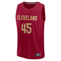 NBA Donovan Mitchell Cleveland Cavaliers Fast Break Replica Player Jersey sale