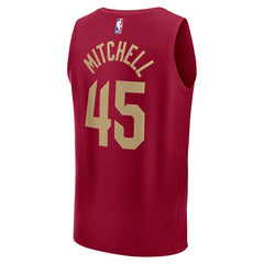 NBA Donovan Mitchell Cleveland Cavaliers Fast Break Replica Player Jersey sale