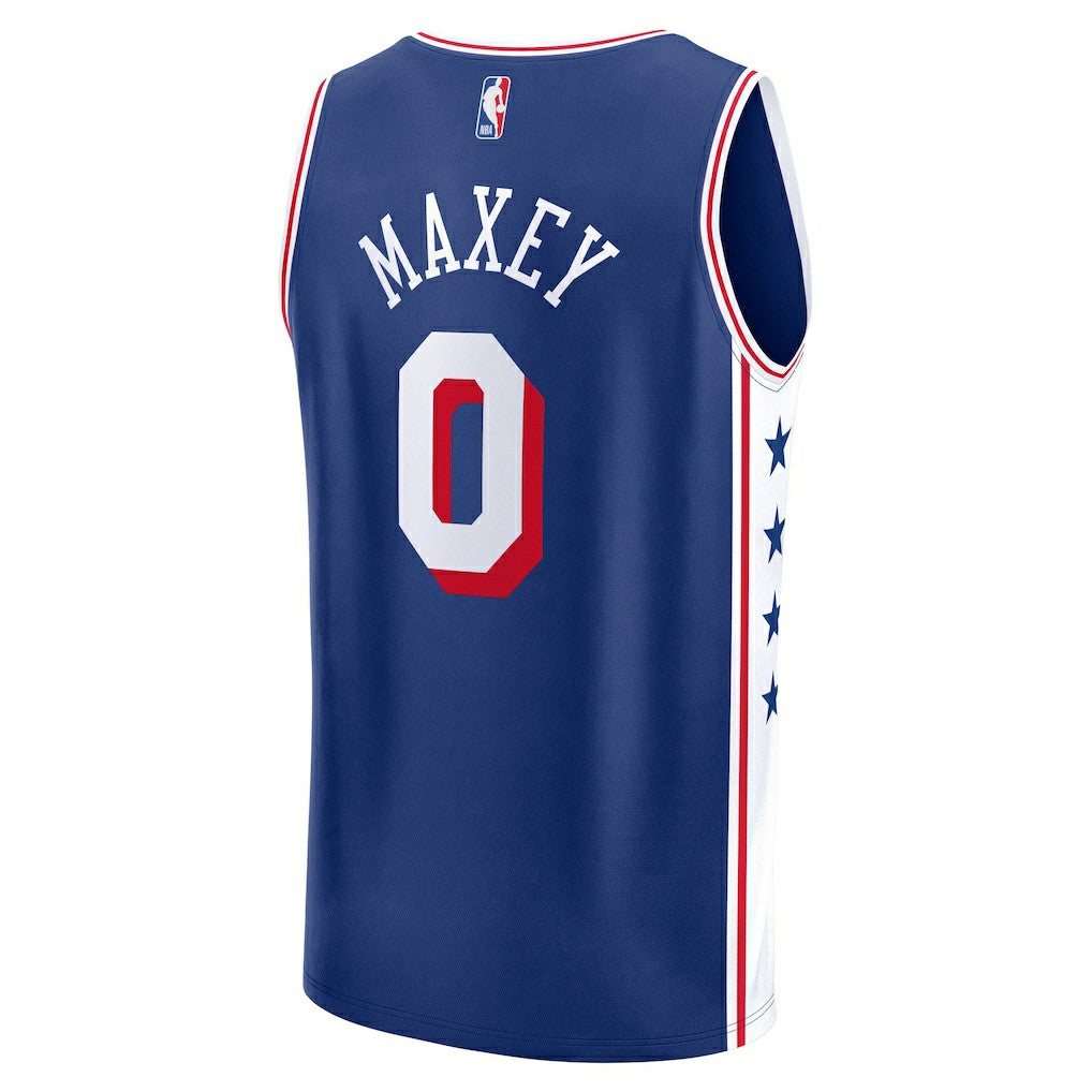 NBA Tyrese Maxey Philadelphia 76ers Fast Break Replica Player Jersey