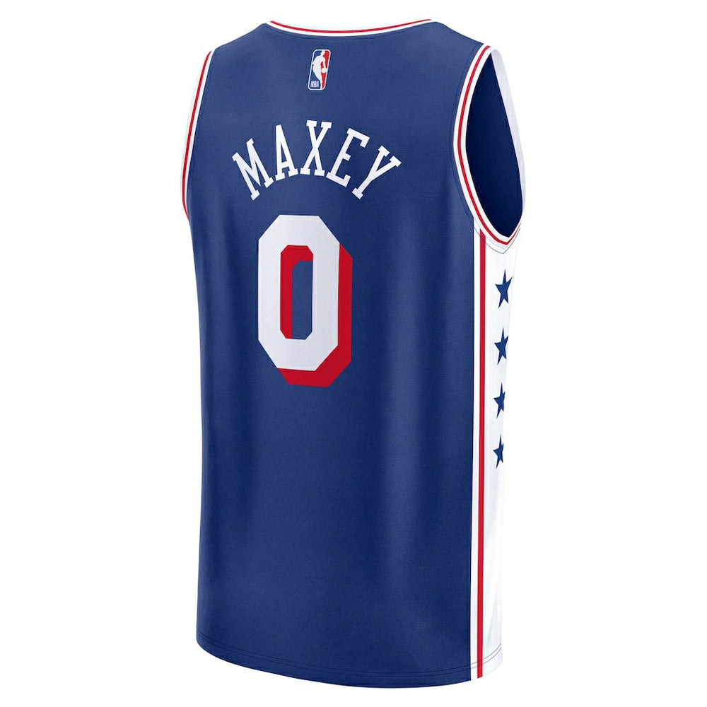 NBA Tyrese Maxey Philadelphia 76ers Fast Break Replica Player Jersey