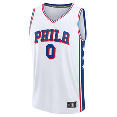 NBA Tyrese Maxey Philadelphia 76ers Fast Break Replica Player Jersey