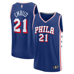 NBA Joel Embiid Philadelphia 76ers Fast Break Replica Player Jersey
