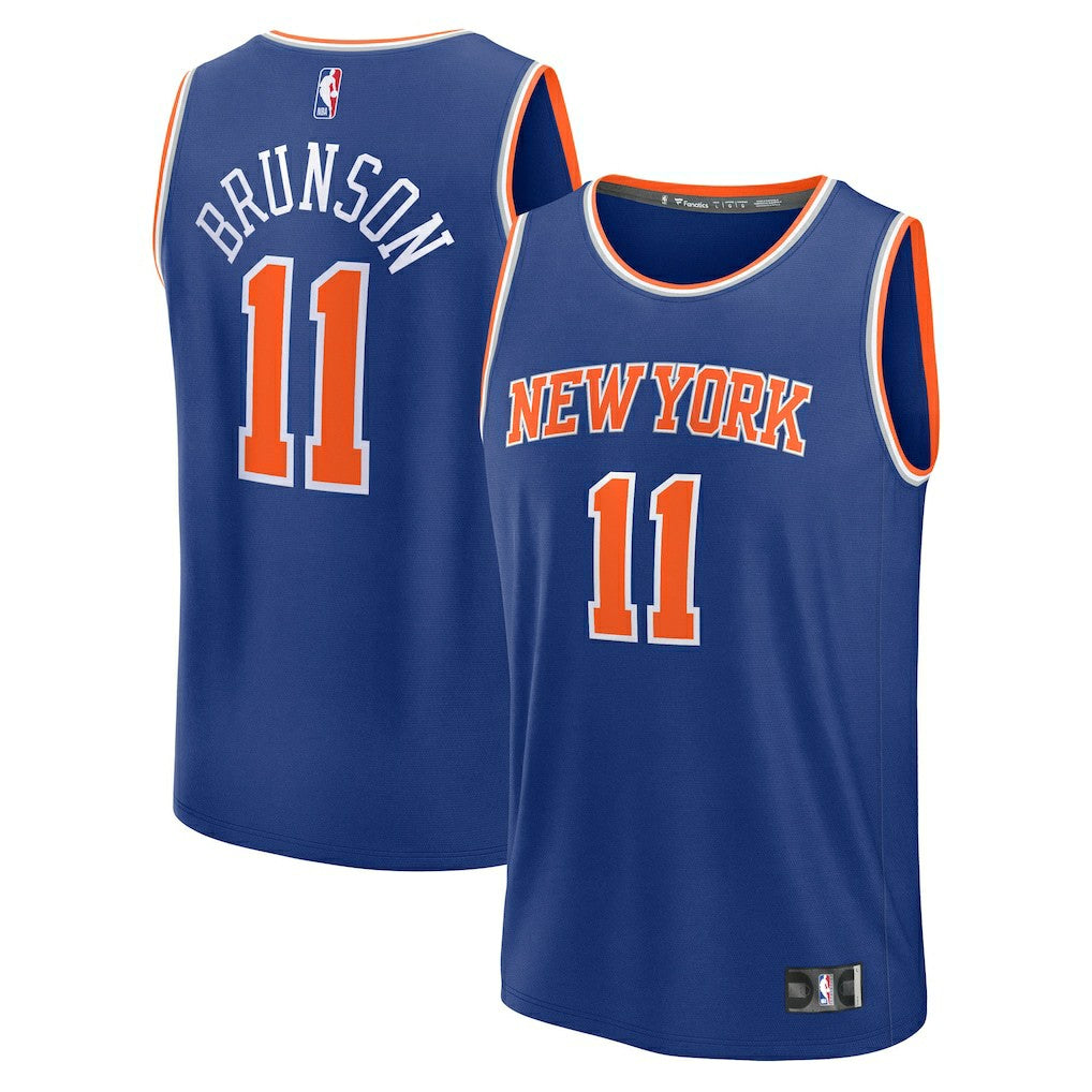 NBA Jalen Brunson New York Knicks Fast Break Replica Player Jersey