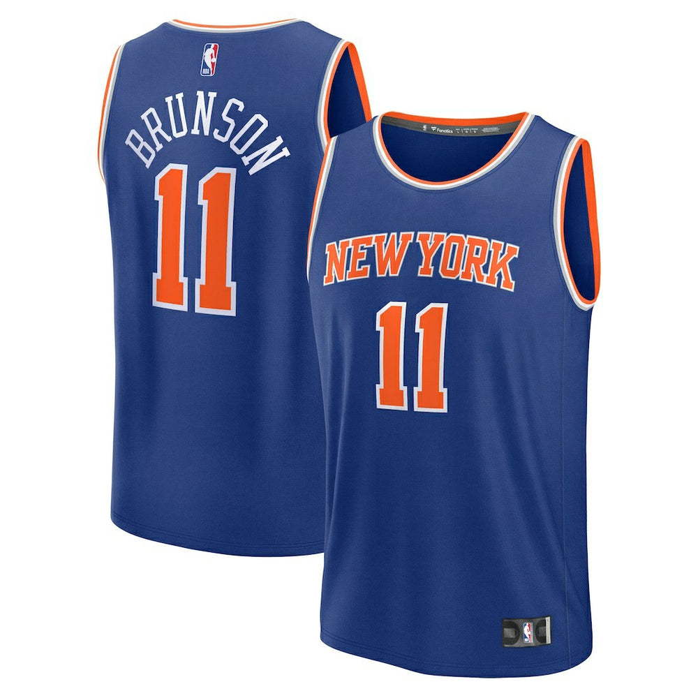NBA Jalen Brunson New York Knicks Fast Break Replica Player Jersey