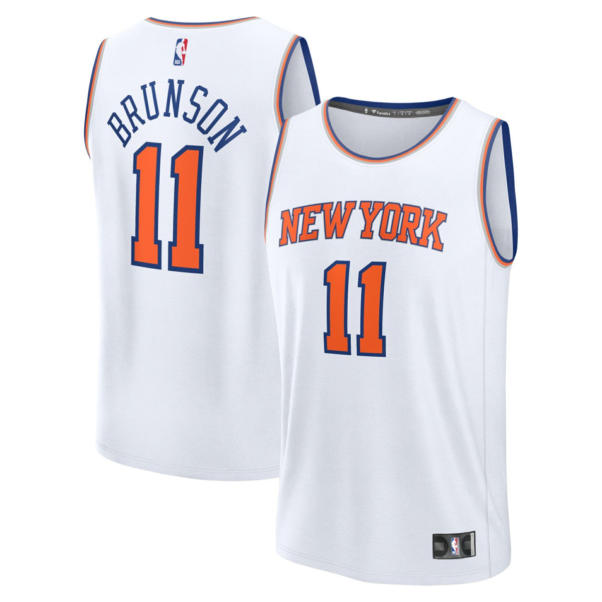 NBA Jalen Brunson New York Knicks Fast Break Replica Player Jersey