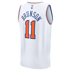 NBA Jalen Brunson New York Knicks Fast Break Replica Player Jersey