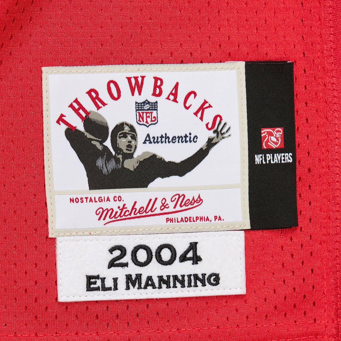 Eli Manning  2004 Authentic Throwback Retired Player Jersey - New York Giants