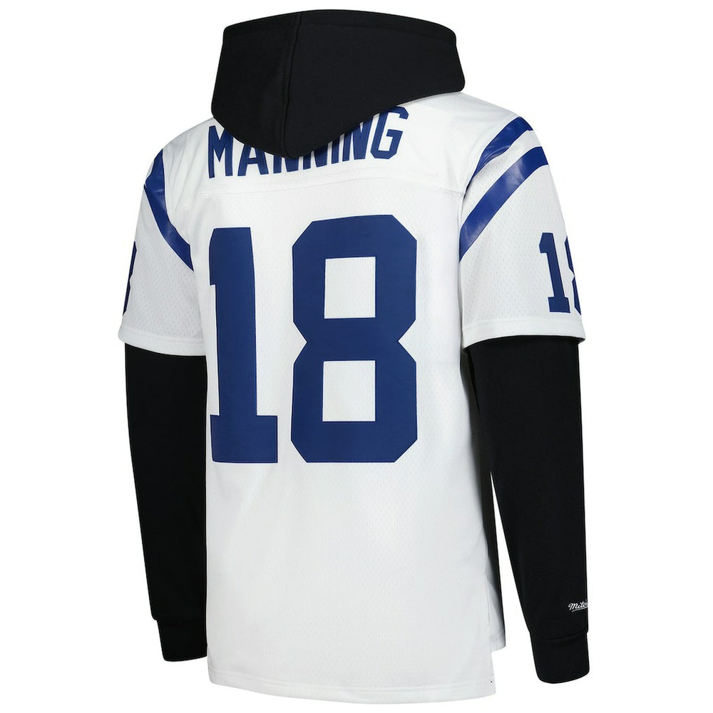 Peyton Manning  Player Name & Number Hoodie Legacy Jersey - Indianapolis Colts