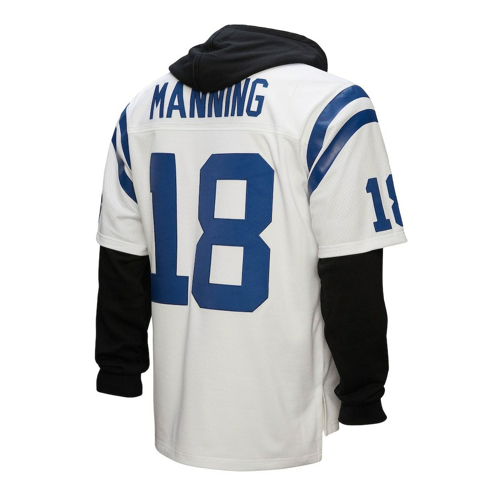 Peyton Manning  Player Name & Number Hoodie Legacy Jersey - Indianapolis Colts