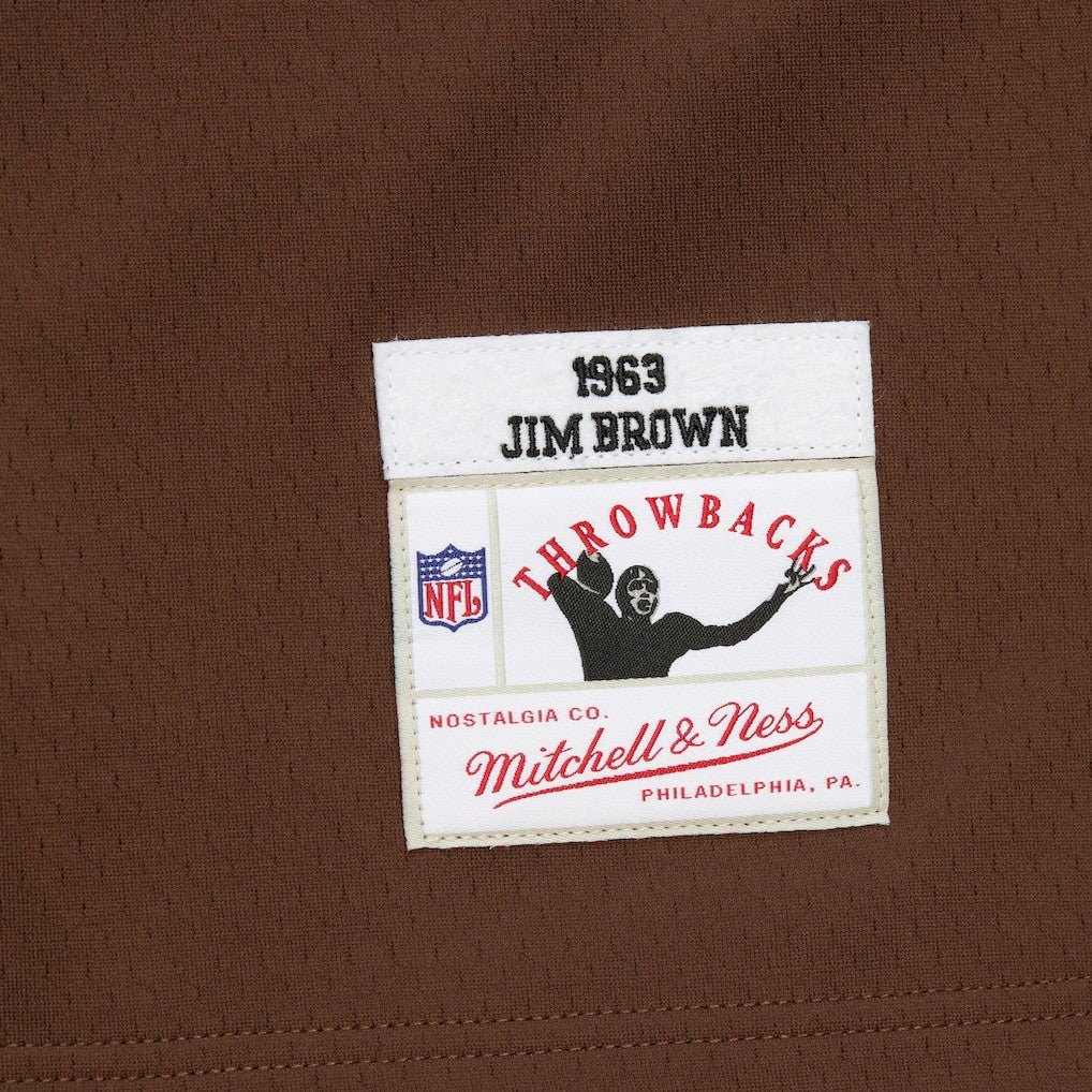 Jim Brown  Player Name & Number Hoodie Legacy Jersey - Cleveland Browns