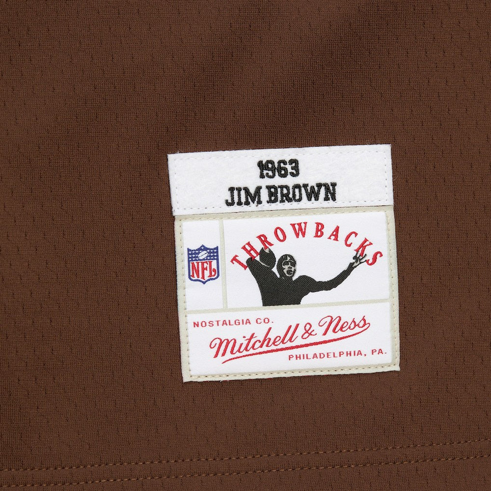 Jim Brown  Player Name & Number Hoodie Legacy Jersey - Cleveland Browns