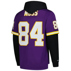 Randy Moss  Player Name & Number Hoodie Legacy Jersey - Minnesota Vikings