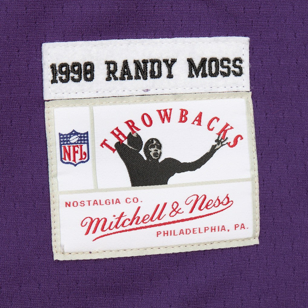 Randy Moss  Player Name & Number Hoodie Legacy Jersey - Minnesota Vikings