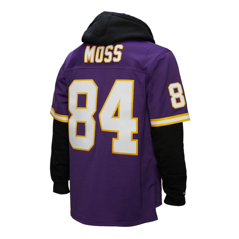 Randy Moss  Player Name & Number Hoodie Legacy Jersey - Minnesota Vikings