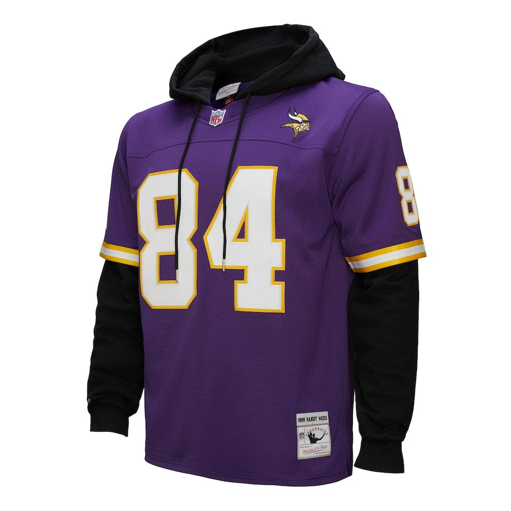 Randy Moss  Player Name & Number Hoodie Legacy Jersey - Minnesota Vikings